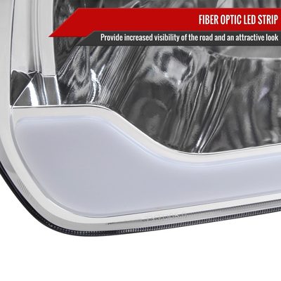 2005-2006 Toyota Tundra/05-2007 Sequoia Headlights Corner Lamps Amber & Chrome