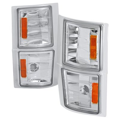 1994-1998 Chevy C/K C10/Tahoe/Suburban/Silverado Corner Lights Chrome/Clear