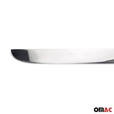 2012-2019 Fiat 500 Rear Trunk Molding Trim Stainless Steel Silver 1Pc