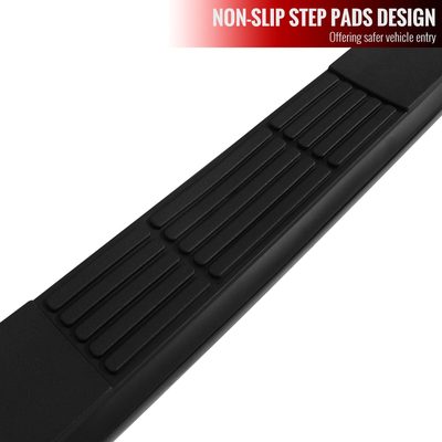 2015-2021 Ford F-150/F-250/350 Crew/SuperCrew Cab 3" Black Side Step Nerf Bars