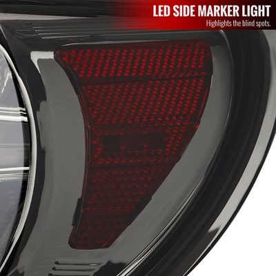 2013-2016 Scion FRS/ Subaru BRZ Lambo Sequential LED Tail Lights Chrome/Smoke