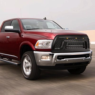 2010-2018 Dodge RAM 2500/3500 Rebel Style Hood Grille w/ Amber LED Lights