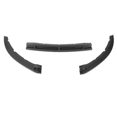 2013-2014 Ford Mustang Matte Black 3Pcs Front Bumper Lip Splitter Kit