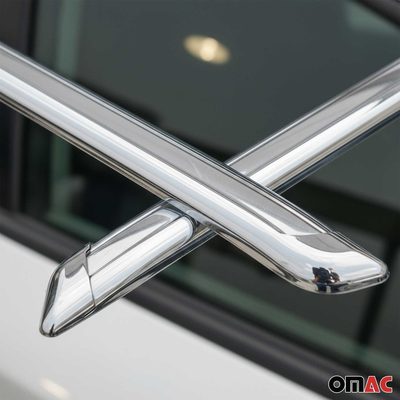 Front Rear Bumper Corner Protector Guard Trim Anti Scratch Silver 4 Pcs