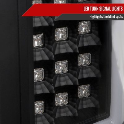 2002-2006 Dodge RAM 1500 2500 3500 LED Tail Lights -G2 Matte Black/Clear Lens