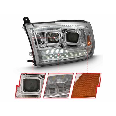 Fits 2009-2018 Ram 1500, 2010-2018 2500/3500, 2019-2023 1500 Classic (ANZ-111442)