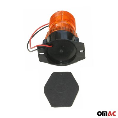 12V LED Warning Light Emergency Flashing Light Amber Color