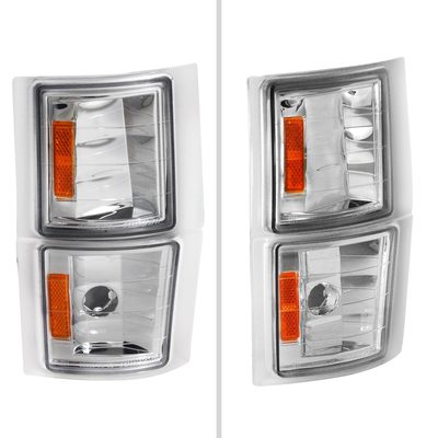 1994-1998 Chevy C/K C10/Tahoe/Suburban/Silverado Corner Lights Chrome/Clear