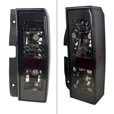 2005-2010 Hummer H3 Tail Lights Chrome Housing/Smoke Lens