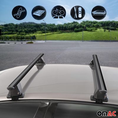 2020-2024 Land Rover Discovery Sport Roof Rack Cross Bars Black