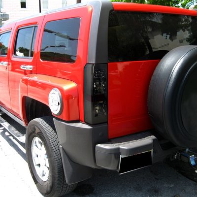 2005-2010 Hummer H3 Tail Lights Chrome Housing/Smoke Lens