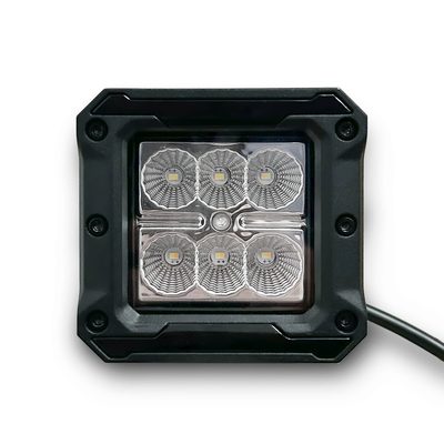 Luces Led CUBEIT de 3" RT Amber Series c / Inserto de plastico (1 Par)