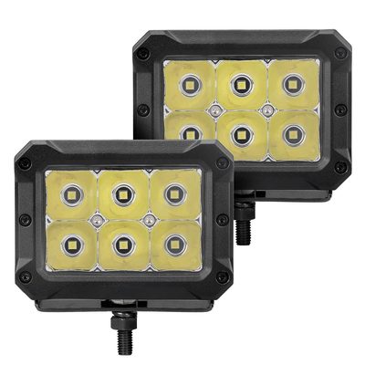 Par de Faros Rectangulares de 6 leds GR Bright Series Spot