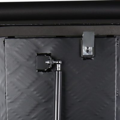 Universal 15~28" Black Heavy Duty Truck Trailer Tongue Tool Box w/ Lock & Keys