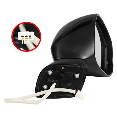 2012-2015 Honda Civic Glossy Black 3Pin Adjustable Side Mirror Passenger Side