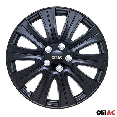 16" Hub Caps for Ford Transit 150 250 350 2015-2025 Black Silver Wheel Covers 4x