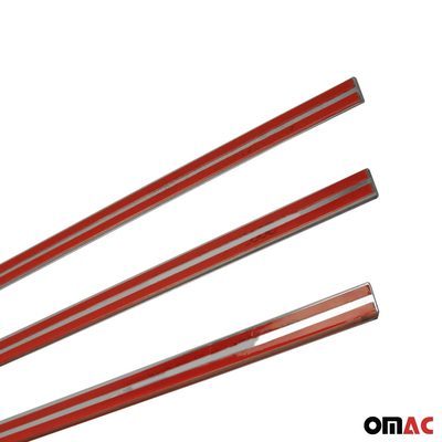 2009-2012 Suzuki Equator Window Molding Trim Streamer Stainless Steel 4x