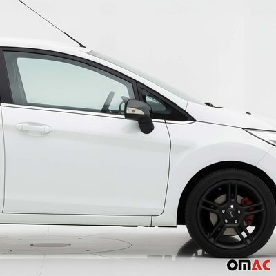 2011-2019 Ford Fiesta / B-Max Side Mirror Cover Caps Dark 2 Pcs