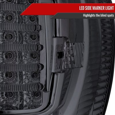 2007-2013 Toyota Tundra LED Tail Lights Chrome Housing/Smoke Lens