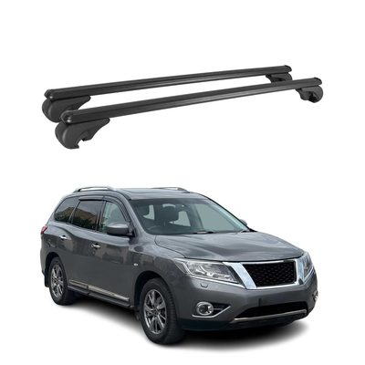 2013-2020 Nissan Pathfinder Roof Rack Cross Bars Black