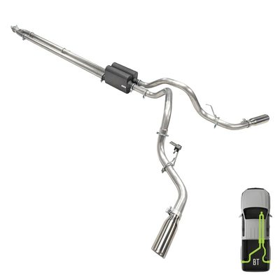 Ford, 2009-2020, 5.0L, Clamp/On - MPI Exhaust Cat-Back Dual Exhaust Kits