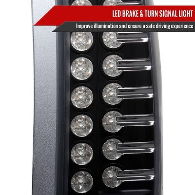 1988-2000 Chevy Silverado/Tahoe/Suburban/Sierra/Yukon LED Tail Lights Black