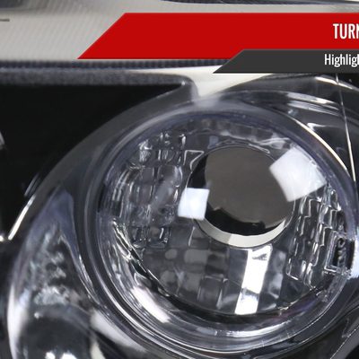 1992-1995 Honda Civic Dual Halo Projector Headlights Glossy Black/Smoke Lens