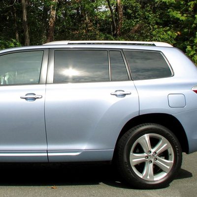 2008-2013 Toyota Highlander Chrome Powder Coated Alu Roof Rack Cross Bars