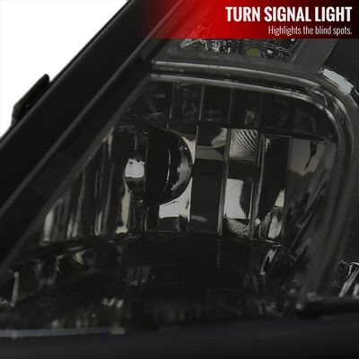 2000-2005 Toyota Celica Projector Headlights SMD LED Light Strip Chrome/Smoke