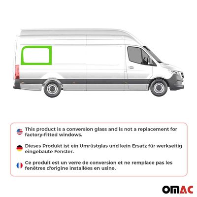 2010-2018 Mercedes Sprinter W906 Window Glass Rear Right Side L3 L4