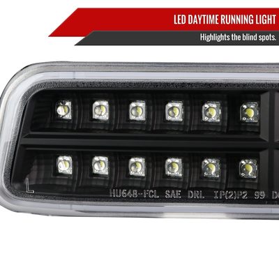 1999-2007 GMC Sierra/Yukon/ XL Bumper Lights Turn Signal Lights Matt Black