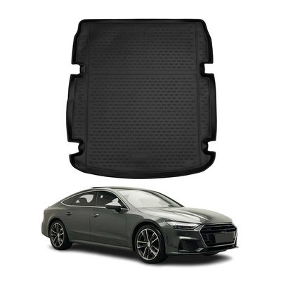 2019-2024 Audi A7 S7 RS7 Sportback (C8 TYP 4K8) Cargo Liner Trunk Mat All Weather Black