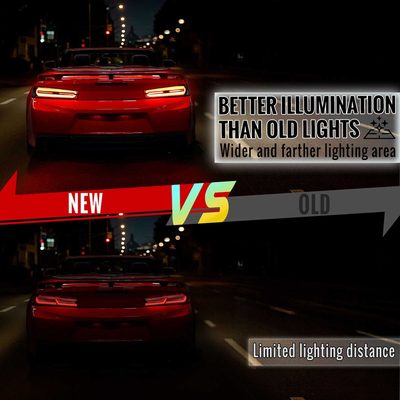 For Chevrolet Camaro 2016-2018 Full LED Tail Light Sequential Signal For OE LED
