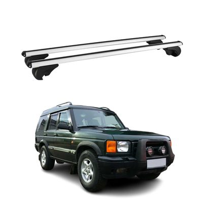 2002-2004 Land Rover Discovery Roof Rack Cross Bars Silver