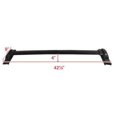 2007-2011 Honda CR-V Aluminum Roof Rack Cross Bars Black