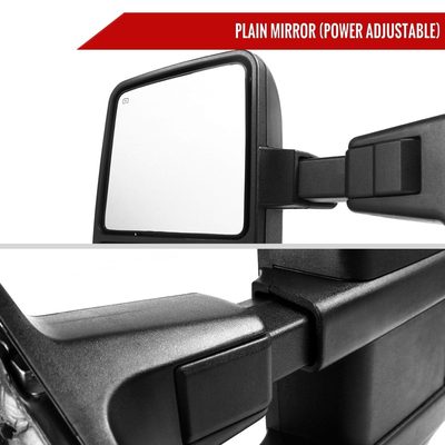 2008-2016 Ford F-250/350/450/550 Heated Towing Mirrors Smoke & Turn Signal