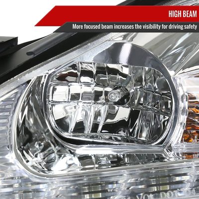 2006-2010 Lexus IS250/IS350 SMD LED Light Strip Projector Headlights Chrome