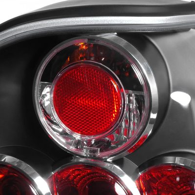 1993-1998 VW Golf Mk3 Tail Lights Matte Black Housing/Clear Lens