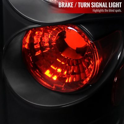 2004-2008 Ford F-150 Styleside Tail Lights Matte Black Housing/Clear Lens
