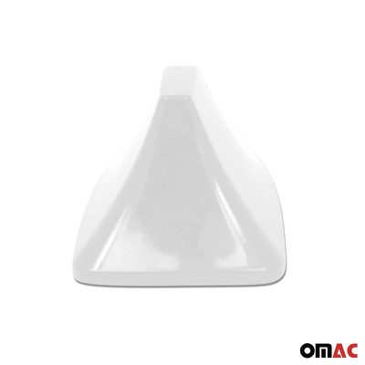 Genesis Car Shark Fin Antenna Roof Radio AM/FM Signal White