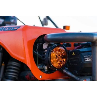 Faros Redondo Rigid 360 Series 6" Spot Con Amber PRO Lens (Par)