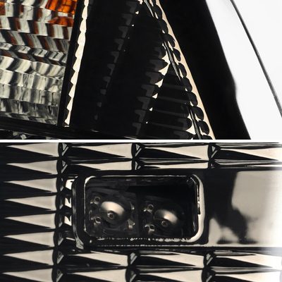 1998-2005 Mercedes Benz W163 M Class LED Tail Lights Chrome/Smoke Lens