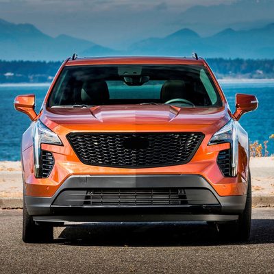 2019-2023 Cadillac XT4 Grille Overlay Gloss Black 1Pcs ABS Plastic