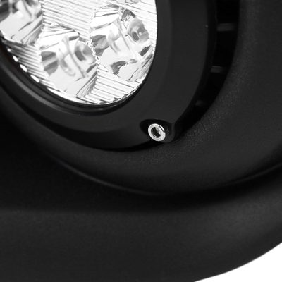 2015-2018 GMC Canyon 6-LED Fog Lights Kit Chrome Housing/Clear Lens