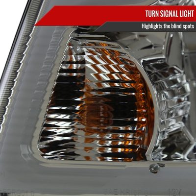 2001-2011 Ford Ranger LED Factory Headlights Amber Corner Lamp Chrome/Smoke