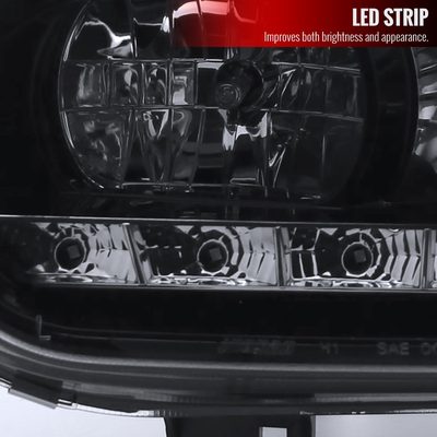 1999-2006 VW Golf Mk4 GTI/R32 Cabrio Projector Headlights R8 LED Light Smoke