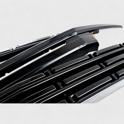 2021-2024 Chevrolet Suburban / Tahoe Grille Overlay Gloss Black 5Pcs ABS Plastic