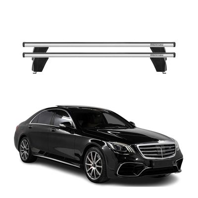 2014-2020 Mercedes S Class W222 Sedan Roof Rack Cross Bars Silver