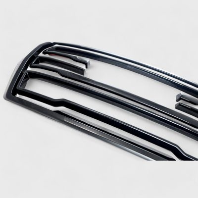 2021-2024 GMC Yukon Grille Overlay Gloss Black 5Pcs ABS Plastic