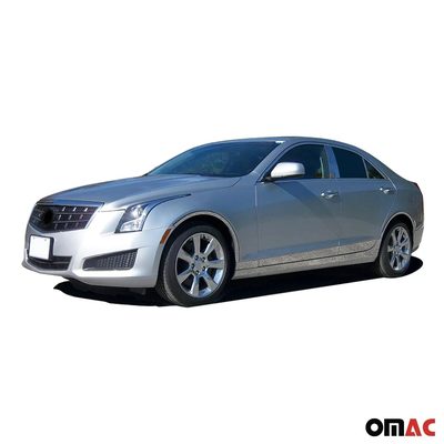 2013-2018 Cadillac ATS Rear Bumper Accent 1Pc Stainless Steel Silver